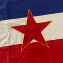 Yugoslavia 3'x5' Embroidered Flag ROUGH TEX® Cotton