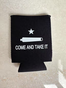 Come And Take It Gonzales Blackout Jacket Can Holder Drink Koozie