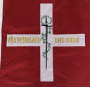 Swiss Fatherland Historic Switzerland Fur Vaterland Und Ehre 4x4 Feet Cotton Old European Flag