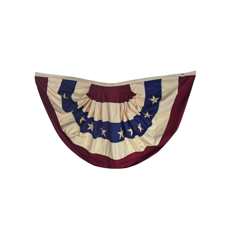 USA Full American Bunting Fans 3x6 Feet Cotton