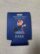 America Is Back Trump USA Jacket Can Holder Drink Koozie