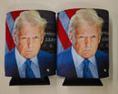 Trump 47th President Portrait Jacket Can Holder Drink Koozie