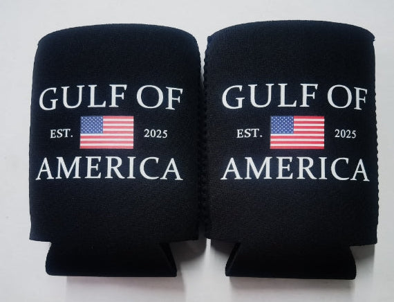 Golf Of America USA Black Jacket Can Holder Drink Koozie