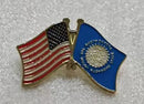 USA & South Dakota Friendship Lapel Pin