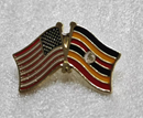 USA & Uganda Friendship Lapel Pin