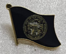 Nebraska Wavy Lapel Pin
