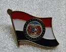 Missouri Wavy Lapel Pin