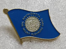 South Dakota Wavy Lapel Pin