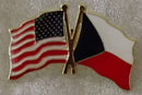 USA & Czech Friendship Lapel Pin