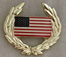 USA Flag Wreath Lapel Pin