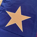Texas Tea Stained 2'x3' Embroidered Flag ROUGH TEX® COTTON in Gift Box