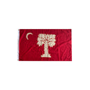 South Carolina Big Red Palmetto 2'x3' Embroidered Flag ROUGH TEX® COTTON in Gift Box