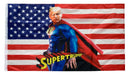 Super Trump USA 3'x5' Flag ROUGH TEX® 68D No Header Card