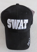 SWAT Black Embroidered Cap