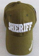 Sheriff Olive Embroidered Cap