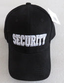 Security Black Embroidered Cap