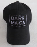 DARK MAGA Black Embroidered Cap