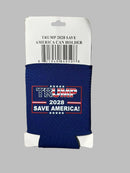 Trump 2028 Save America Jacket Can Holder Drink Koozie