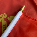 Firefighter Loyal to Our Duty Fire Department Flags 12x18 Inches Stick Flags 30" Wooden Gold Wood Spear