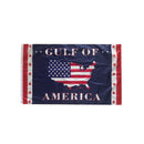 Gulf of America Map USA Flag 3x5 Feet 100D