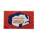 Gulf Of America Red Map 3'x5' Flag ROUGH TEX® 68D