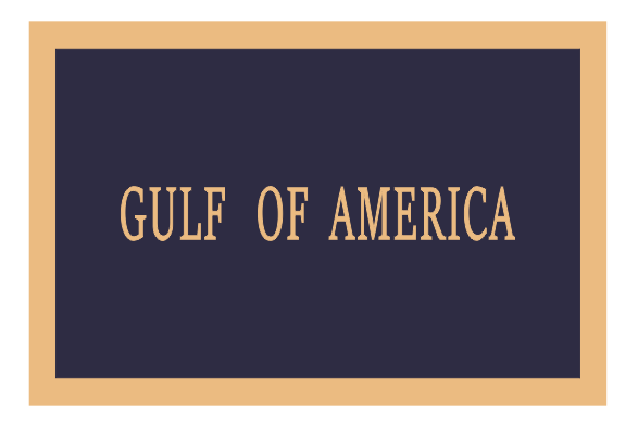 Gulf of America Cotton Vintage 2x3 Feet Flag Double Sided