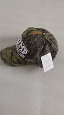 Trump Make America Great Again Woodland Camo Embroidered Cap