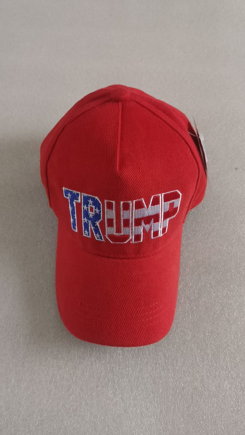 Trump USA Red Embroidered Cap