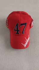 47 Signature Donald J Trump Red Embroidered Cap