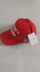 America For Trump 45 47 USA Red Embroidered Cap