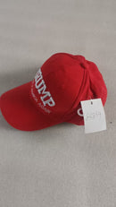 Trump Save America Again Red Embroidered Cap