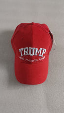 Trump Save America Again Red Embroidered Cap