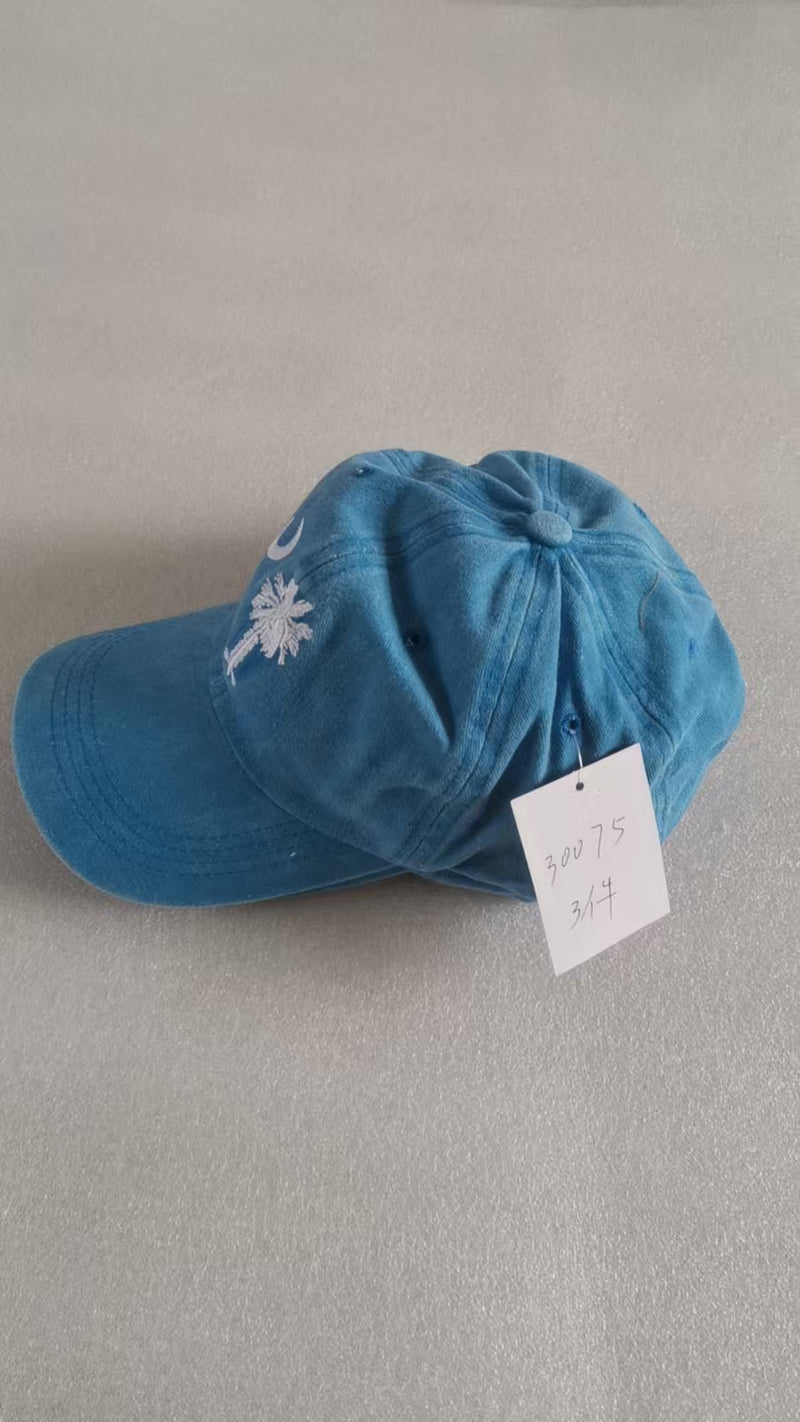 South Carolina Light Blue Embroidered Cap