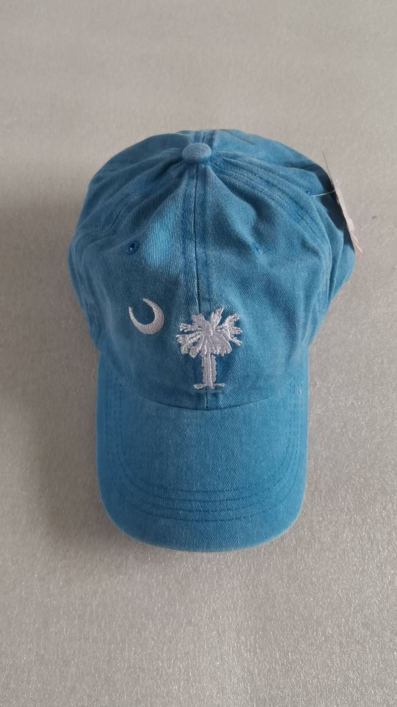 South Carolina Light Blue Embroidered Cap