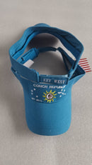 Conch Republic Key West Light Blue Embroidered Visor