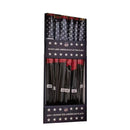 American Flags Mourning U.S.A. Black Painted Wooden Staffs 8"×12" USA Stick Flags Outdoor Indoor Use Blackout Wood Staff 48 Flags