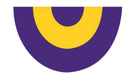 Mardi Gras Fan Purple & Gold Louisiana 3x5 Feet