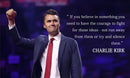 Believe Courage Charlie Kirk Flags 3x5 Feet Ship Oct 7 2025