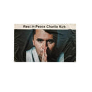 Charlie Kirk Memorial Banner 3x5 Feet Four Grommets In Stock RIP Rest In Peace