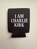 I Am Charlie Kirk Double Sided USA Can Koozies Holders 12 Packs
