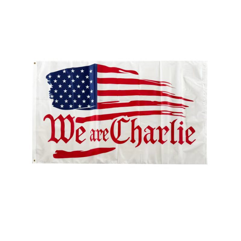 We Are Charlie Kirk USA American Flags 3x5 Ships September 31 2025