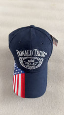 Donald Trump Old Number 47 USA Preminum Caps Red & Blue November 21 Ship Date