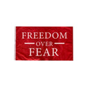 Freedom Over Fear Red American Remember Charlie Kirk Memorial Flags 3x5 Double Sided Brass Grommets