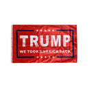 Trump We Took America Back Red MAGA Nation 3x5 Flags Double Sided 68D