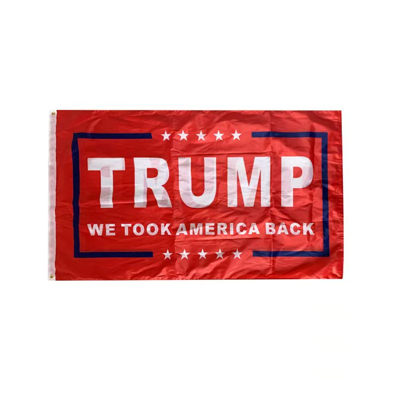 Trump We Took America Back Red MAGA Nation 3x5 Flags Double Sided 68D