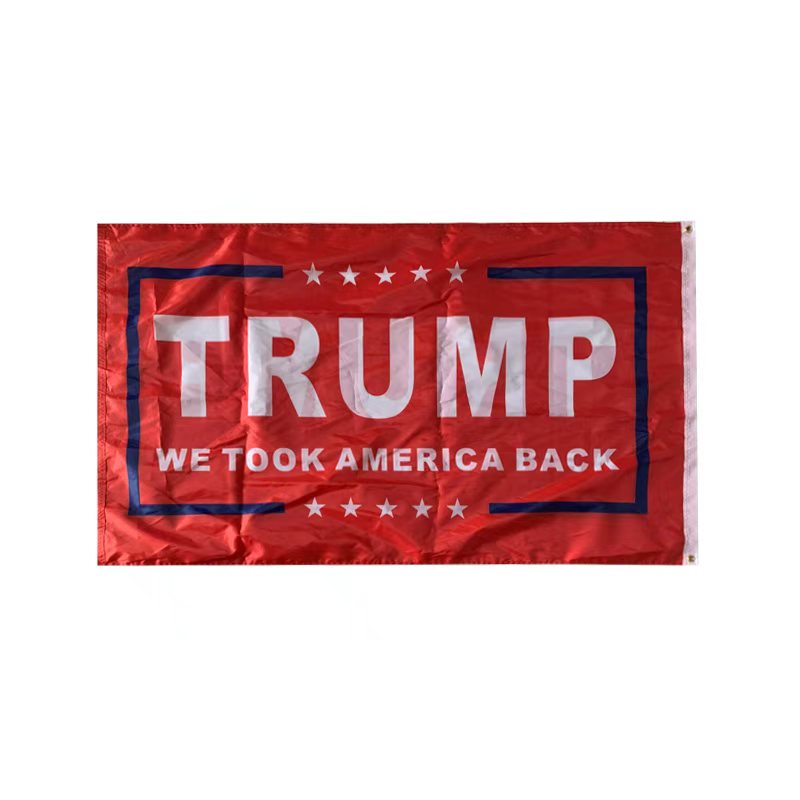 Trump We Took America Back Red MAGA Nation 3x5 Flags Double Sided 68D
