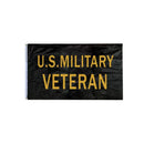 USA Military Veteran Black Gold American Nation 3x5 Flags 68D