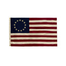 Betsy Ross American Flags Light Vintage 100% Cotton 3x5 Feet Embroiered Stars All Sewn Stripes 1776 2026 Commemorative Collectors Gifts
