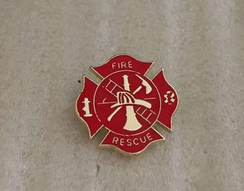 Fire Department Firefighter Rescue FD USA Lapel Pins