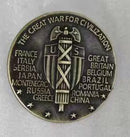 Great American World War I US Victory Medal for Western Civilization American Heritage Military Commemorative Badge Cloisonne USA Lapel Pins